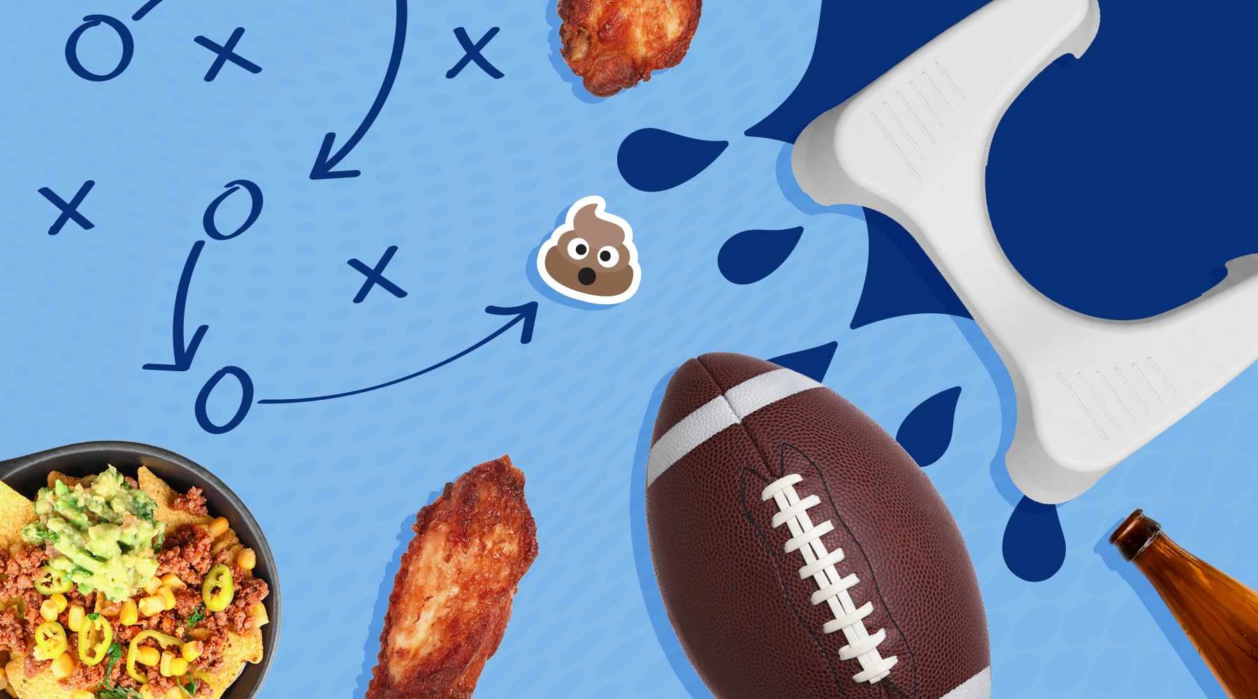 The Ultimate Super Bowel Game Plan: Eat Big, Poop Fast, Miss Nothing đ