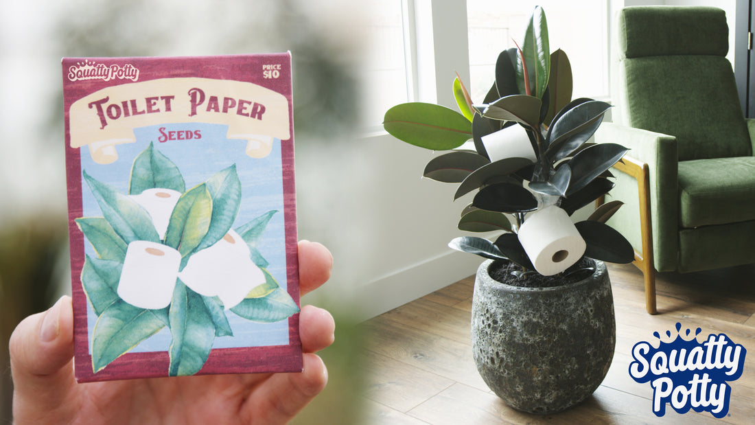 “Grow Your Own TP” -  Squatty Potty® Develops Toilet Paper Seeds and Launches COVID-19 Fundraising Campaign