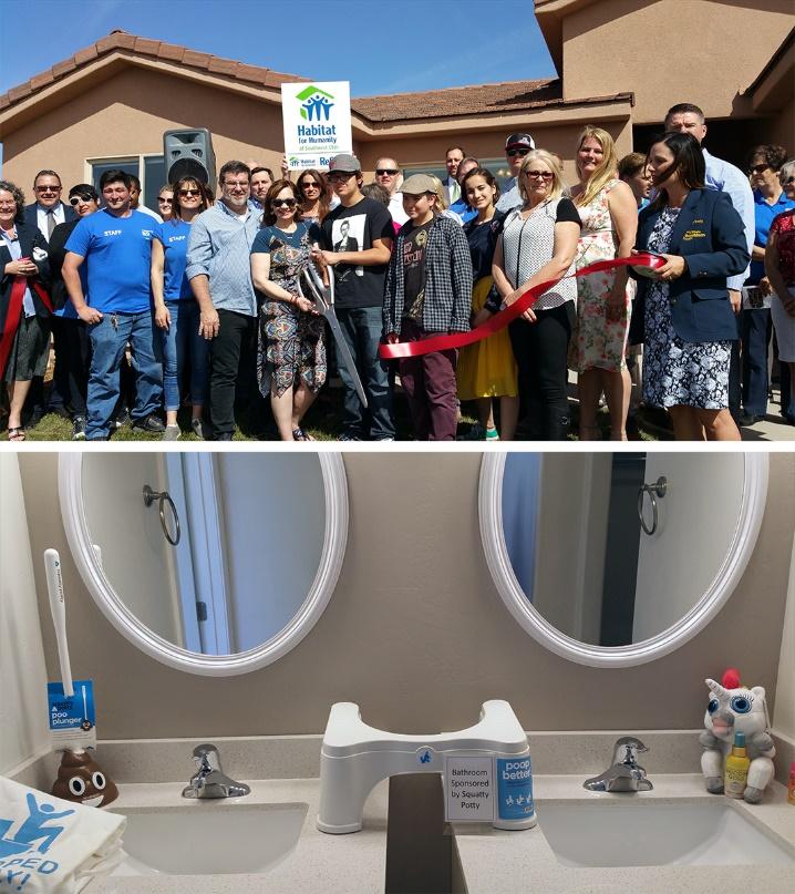 Squatty Potty® Doing More Than Selling Stools Working with Habitat for Humanity of Southern Utah