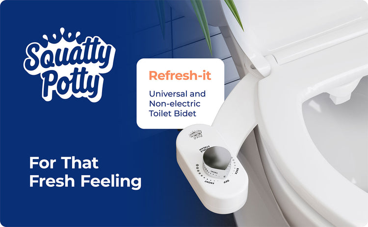 Refresh-It® Dual-Stream Toilet Bidet - Easy to Install – SquattyPotty