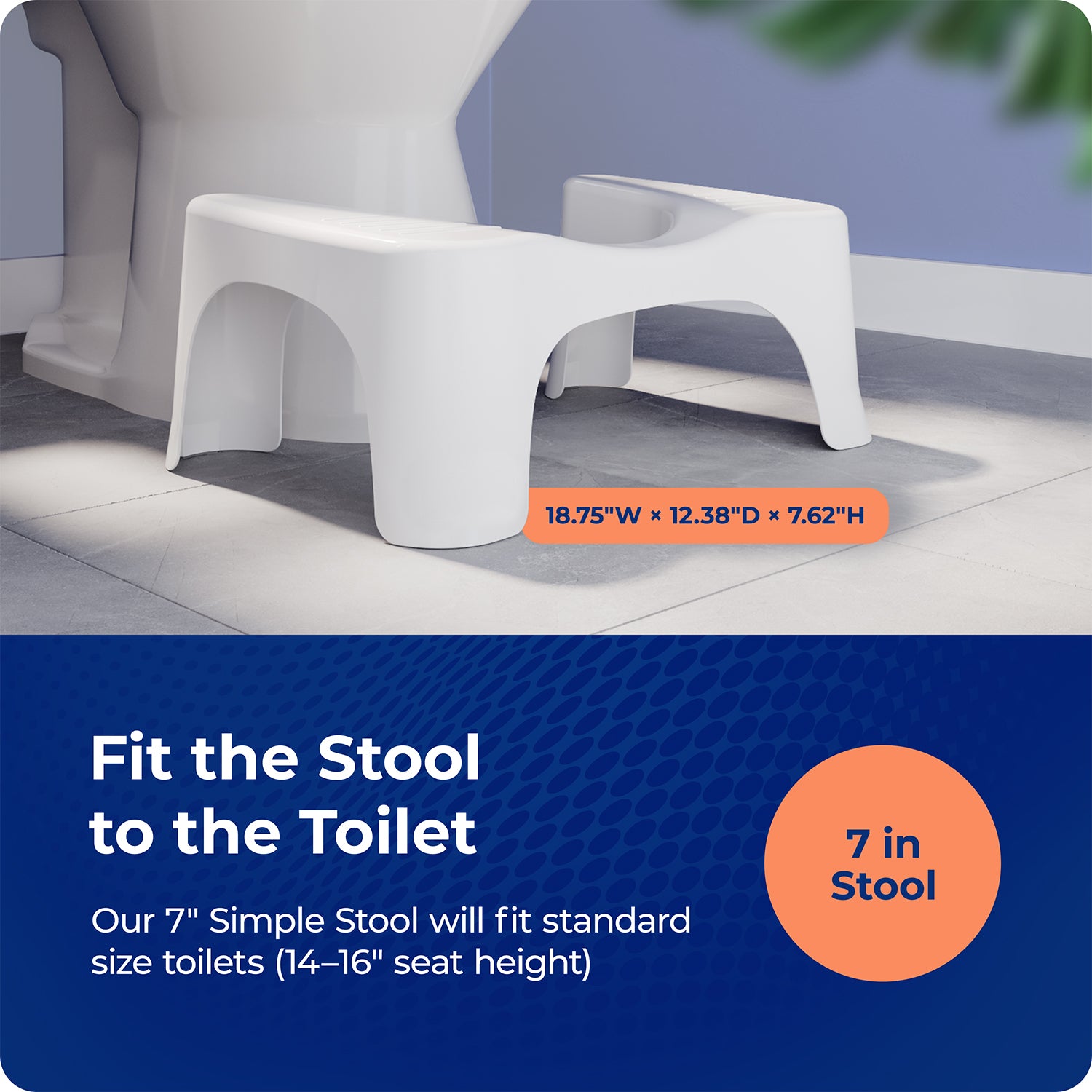 Simple Toilet Stool 2 Pack Bundle