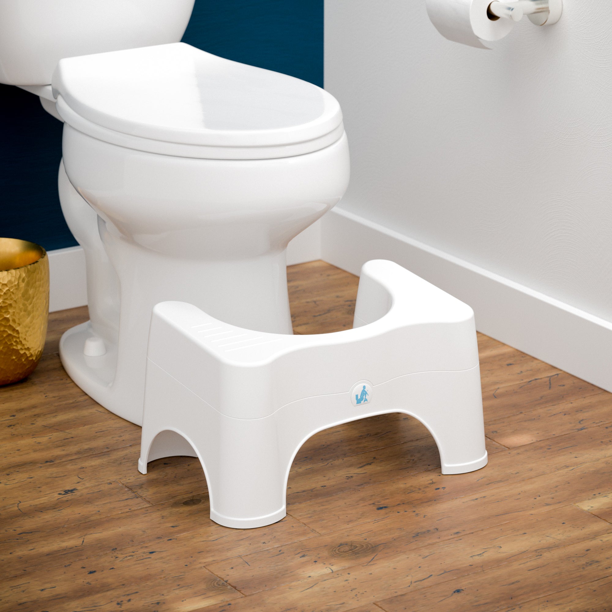 POOP STOOP Low Partial-Squat Toilet Foot Stool –